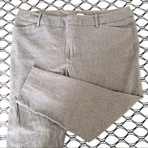 Heather Gray Trousers with Slim Leg 16